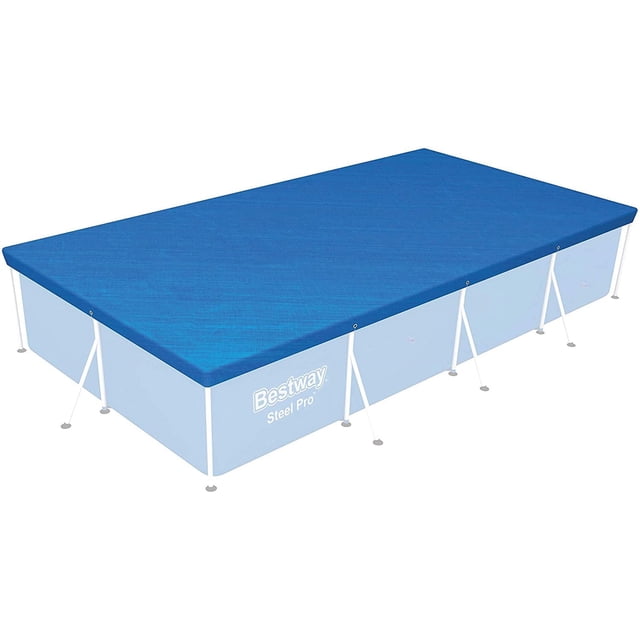 Sólo lona de PE, 224 x 154 cm, para piscinas Steel Pro cuadradas de 221 x 150 cm, azul