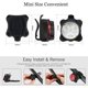 thumbnail image 2 of Juego de 2 luces de bicicleta recargables, luces LED delanteras y traseras para bicicleta, 4 opciones de modo de iluminación, batería de litio de 650 mAh, faro para bicicleta, IPX4 resistente al agua,, 2 of 5