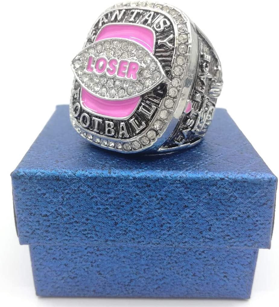 Fantasy Football Loser Championship Trophy Ring Last Place Award for League