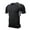 Grey, variant on Men's Compression Shirts Short Sleeve Athletic Compression Tops Cool Dry Workout T Shirt,3XL