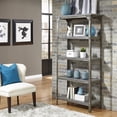 thumbnail image 1 of Home Styles Urban Style 5 Shelf Bookcase in Aged Metal, 1 of 2