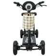 thumbnail image 5 of 300 lbs Capacity Electric Senior Scooter with Foldable Detachable Seat, 25 Miles Long Range - Matte Black, 5 of 12