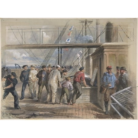 News Received Through the Atlantic Cable From All Parts of the World etc Poster Print by Robert Charles Dudley (British 1826 “1900) (18 x 24)