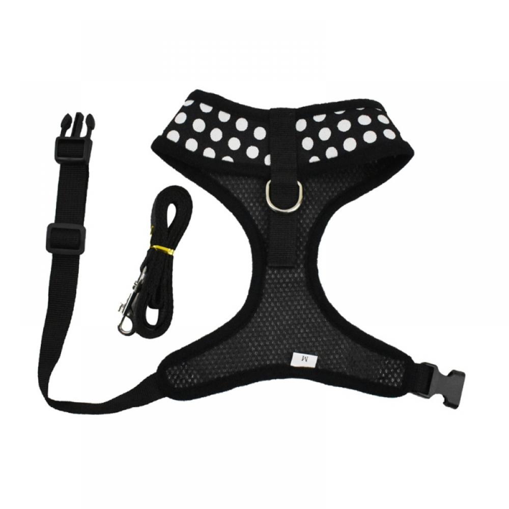 Magazine Bowknot Pet Supplies Small Dog Traction Chest Back Ishaped