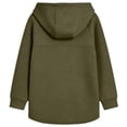 thumbnail image 5 of Womens Loose Zip up Hooded Outerwear Long Sleeve Casual Sports Sweatshirt Jacket with Pockets, Fashion Hoodie for Fall Winter Daily Wear S-3XL Army Green, 5 of 6