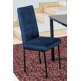 thumbnail image 2 of Comedor Troya 4 MOBILKRAFT Sillas Tubulares y Cubierta de Cristal Azul, 2 of 3