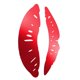 thumbnail image 5 of Etiqueta Engomada De La Pared Del Espejo, Etiqueta Engomada De La Pared De 3 Dimensiones Calcomanías De Arte De La Pared De Bricolaje Decoración De Fondo Para Baños Para Octpeak Rojo, 5 of 8