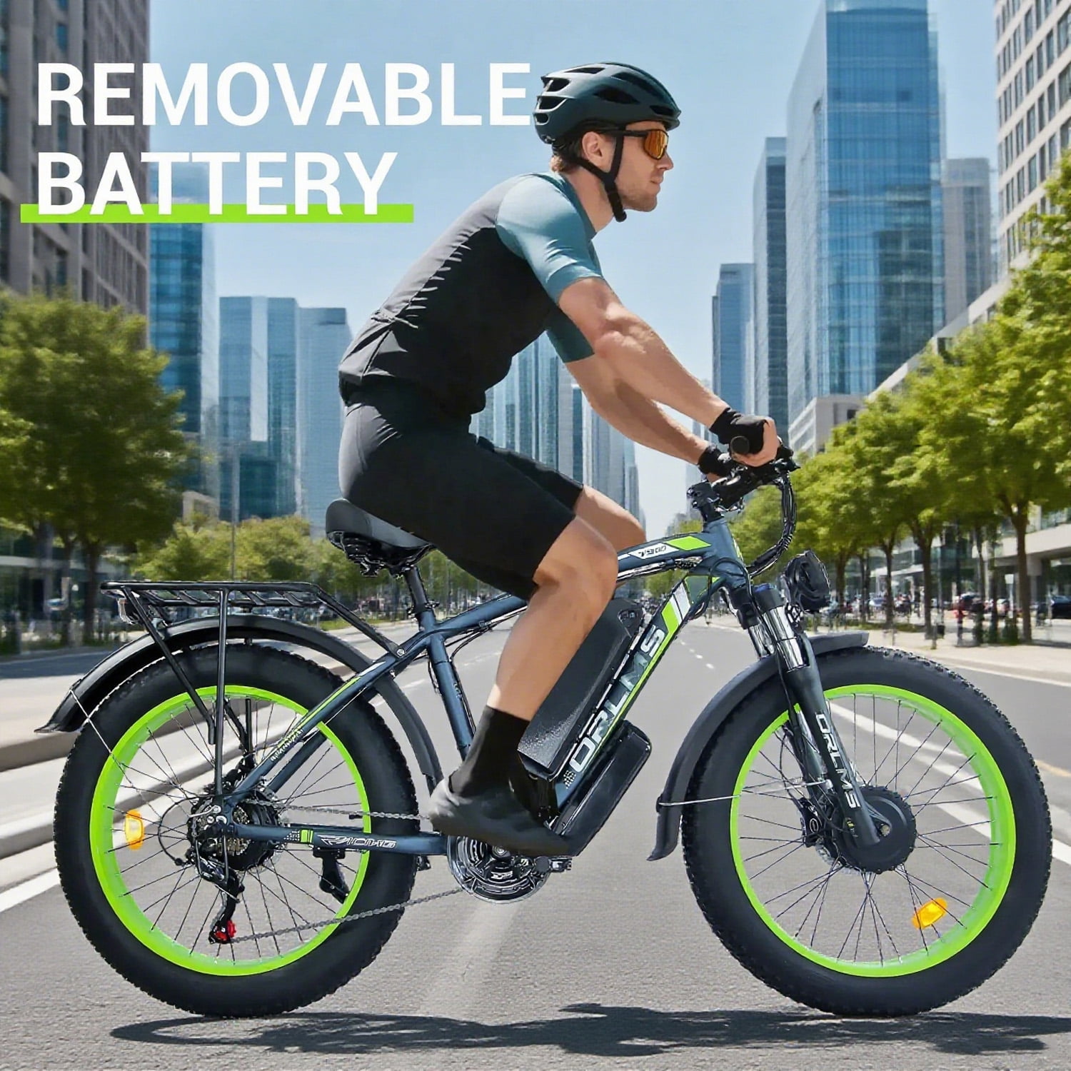 VeroCity 三PLUS 2ch+3ch 5000w Peak Dual Motor Electric Bike, 26