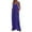 Dark Blue, variant on Fashion Jumpsuits for Women Dressy Plus Size Printed Jumpsuit Casual Button Pocket Sleeveless Wide Leg Trousers