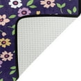 thumbnail image 4 of Bohemian Flowers Purple Area Rugs Colorful Large Non-Slip Floor Mat Decorative Carpets Doormat for Kitchen Living Dining Dorm Playing Room Bedroom 60 x 39inch, 4 of 7