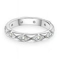 thumbnail image 2 of Full Eternity Women's Engagement Ring 1.8 Ct Round Brilliant Cut Diamond 14K White Gold Over, 2 of 2
