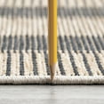 thumbnail image 3 of Bliss Rugs Bailey Transitional 8' x 10' Black and Natural Indoor Outdoor Area Rug, 3 of 8