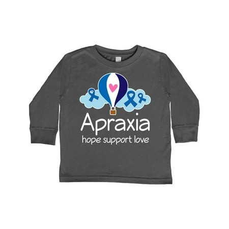 

Inktastic Apraxia Awareness Support Month Gift Gift Toddler Boy or Toddler Girl Long Sleeve T-Shirt