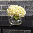thumbnail image 4 of Nearly Natural Blooming Hydrangea w/Vase, 4 of 7