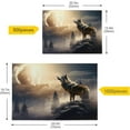 thumbnail image 4 of FREEAMG Wolf 500 Piece Large Jigsaw Puzzle for Adults - Game Interesting Toys - Hand Made Puzzles Personalized Gift, 20.5"x14.9", 4 of 7