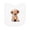 AA-White, variant on Kiniart Mini Goldendoodle Newborn Bib