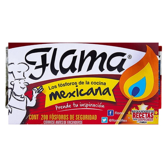 Cerillos Flama 5 cajas  con 200 pzas