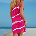 thumbnail image 4 of Ashirexll Midi Dresses for Women, Flowy Dresses for Women, Summer Printed Loose V-Neck Sleeveless Sundress With Pockets, 4 of 5