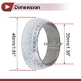 thumbnail image 4 of ID 35mm Exhaust Manifold Gasket Prevent Leak Noise Exhaust Donut Gasket Muffler Ring Exhaust Flange Gasket for Car SUV Truck RV Graphite, 4 of 7