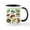 White/Black Inside, variant on CafePress - Frogs Of The Tropical Rainforests Mug - 11 oz Ceramic Mug - Novelty Coffee Tea Cup