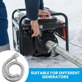 thumbnail image 4 of 1 Set Generator Exhaust Extension Silencer Kit Universal Generator Muffler Silencer Kit 1 Inch Steel Exhaust Extension 3 Foot Length for Efficient Noise Reduction and Safe Exhaust Design, 4 of 5