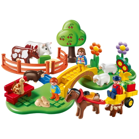 PLAYMOBIL 1.2.3 Countryside Playset
