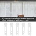 thumbnail image 4 of 10 Pack Vinyl Vertical Blind Repair Clips - For Repairing Vertical Window Blinds, Slats, Curtains - White, 4 of 5
