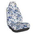 thumbnail image 1 of Wukai Blue Paisley Full Set Car Seat Covers with Soft Padding Universal Auto Front Seats Protector and Cushion Mat, 1 of 5