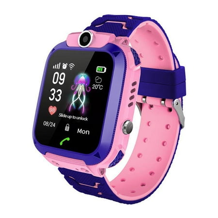 Children Smart Watch Fitness Tracker, Activity Tracker Watch with IP67 Waterproof LBS Location 1.44 Inch Bluetooth 4.0 Sports Pedometer for Kids Women Men