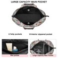 thumbnail image 3 of Cute Pitbull Terriers Dog and Flower Travel Tote Bags for Women Carry On,Large Weekender Bags for Women Travel,Multi Functional Duffle Bag for Work,Shopping,Sports, 3 of 5