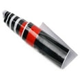thumbnail image 7 of Matte Black With Red Rally Stripes Racing Trim Car Body Front Hood Decal, 7 of 7