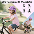 thumbnail image 4 of ZIFFY Kids Helmet -Adjustable Toddler & Child Bike Helmet for Ages5-10 Multi-Sport for Bicycle, Skateboard, Scooter, Roller Skating & Balance Biking, 4 of 9