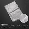 thumbnail image 4 of Unique Bargains Flat Open Clear Poly Bags,PE Plastic 4Mil 19.69'x27.56'For Clothes Daily Items Packing Storage 100pcs, 4 of 6