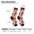 thumbnail image 5 of Yiaed Skull rock record music heart Print Great elasticity Crew Socks Sports socks for Men and Women, 5 of 5