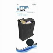 Custom Accessories Black Litter Bag holds trash keeping vehicle clean, Each