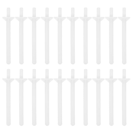 110pcs Nose Hair Wax Applicators Nasal Hair Wax Rods Disposable Wax Wands (White)