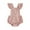 Pink, variant on Musuos Baby Girl Summer Overalls Romper 3M 6M 12M 18M Solid Color Corduroy Ruffles Jumpsuit Newborn Infant Cute Clothes