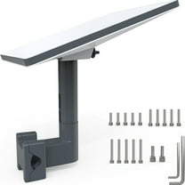 Starlink Gen 3 Roof Pipe Clamp Mount for RV Camper Roof Rack – Adjustable Aluminum Outdoor Pole Bracket for Starlink V3 Flat Dish with Tools – Fits 0.78-1.96in Poles