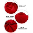 thumbnail image 2 of HSHDLDF Women Fashion Peplum Bodycon Short Sleeve Bow Club Ruffle Pencil Party Dress, 2 of 7
