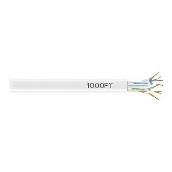 Black Box GigaTrue 550 Cat.6 Bulk Cable - Bare Wire - Bare Wire - 1000ft - White (EYN874APB1000_3)