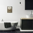thumbnail image 3 of Stupell Industries Refresh Mosaic Flower Brown Bathroom Design Framed Wall Art by Ziwei Li, 3 of 3