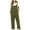 Green, variant on Women's Cotton Linen Bib Overalls Casual baggy Sleeveless Button Adjustable Wide Leg Romper Jumpsuit with Pockets Ladies Clothes