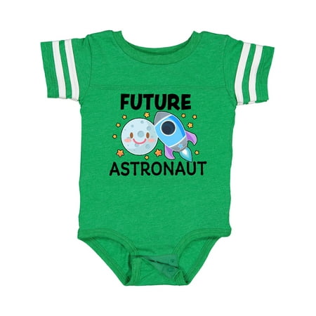 

Inktastic Future Astronaut with Spaceship and Moon Gift Baby Boy or Baby Girl Bodysuit