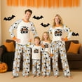 thumbnail image 4 of Halloween Pajama Set Long Sleeves and Pants Two-Piece Set Holiday Pajamas Cute Pumpkin Ghost Spider Skull Print Pajamas Pajamas Unisex Couple Outfit Family Pajamas,Women S, 4 of 6