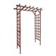 thumbnail image 1 of QinaQin Arco de jardín de madera de 85 pulgadas, fabricado en abeto sólido, enrejado para plantas trepadoras y decoración de bodas o patio, 1 of 6