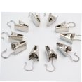 thumbnail image 3 of HEALEEP 10Pcs Round Iron Curtain Clip Rings for Home Decoration and Wardrobe Organization 2.1in, 3 of 7