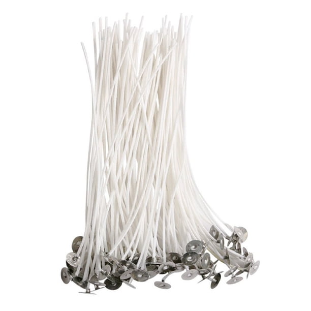 Ounissouiy Unids/bolsa de mechas para velas con núcleo de algodón puro, 15cm, fabricación de velas DIY preenceradas con mechas de aceite para suministros Kits para hacer velas Ounissouiy HA3185-00B