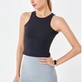 thumbnail image 2 of Giftesty Tank Tops for Women Clearance Women's 2024 Sports Fitness Yoga Wear Sports Round Neck Camisole, 2 of 5