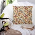 thumbnail image 3 of Pillow Covers 20x20 Set of 2, Fall Leaves Throw Pillow Covers Decorative Couch Cushion Cover, Farmhouse Beige Botanical Leaf Autumn Microfiber Soft Square Pillowcases for Bedroom Living Room Sofa, 3 of 7
