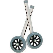 Universal Walker Wheels With Rear Glide Caps 5" 2/BX